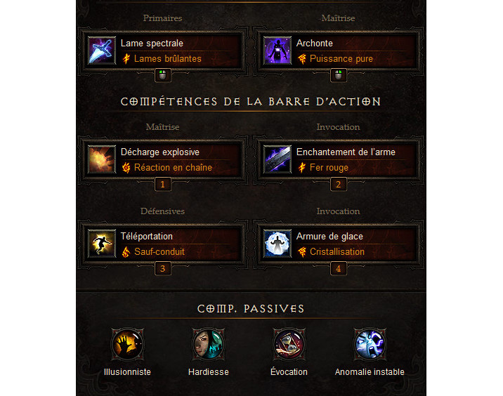 Comp Tences Et Runes Diablo Build Sorcier Oiseau De Feu Archonte