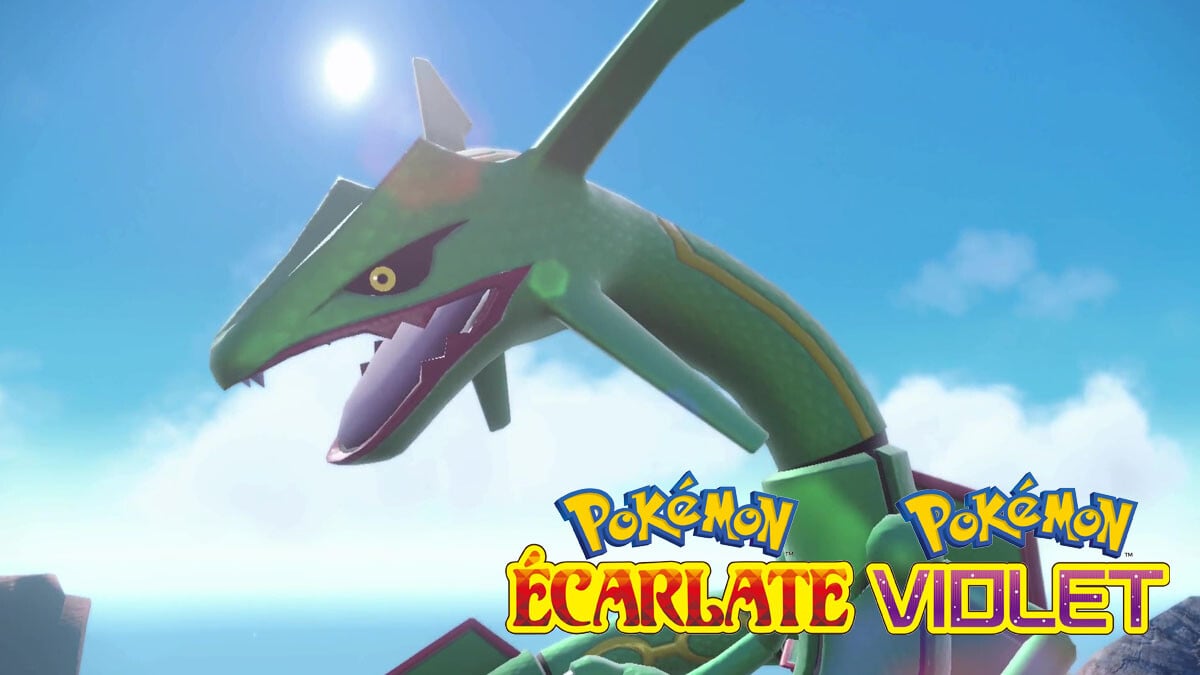 Rayquaza Pokémon Ecarlate et Violet Où le trouver et comment le