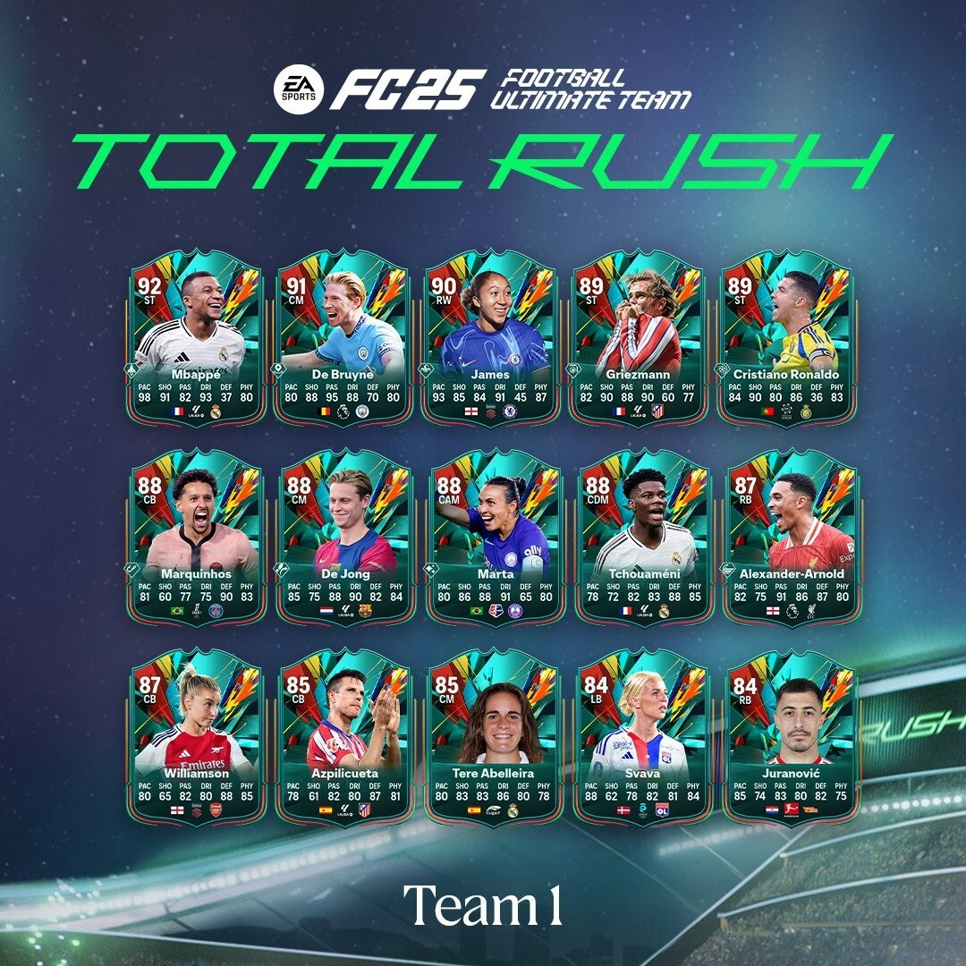 Total Rush EA FC 25 Comment Obtenir Les Meilleures Cartes