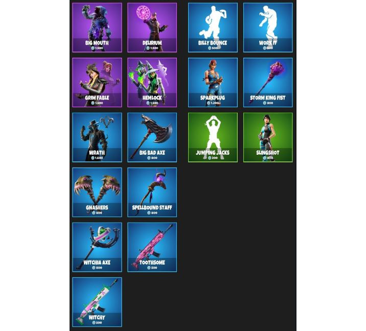 Boutique Fortnite Novembre Millenium