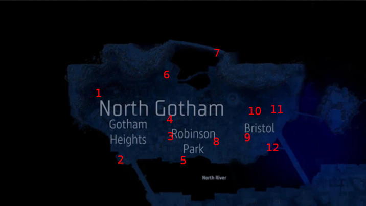 Batarang Gotham Knights Où tous les trouver sur la carte Millenium