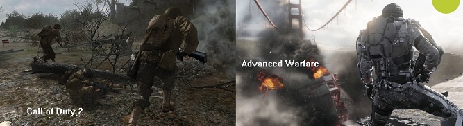 Advanced Warfare vs COD episodes