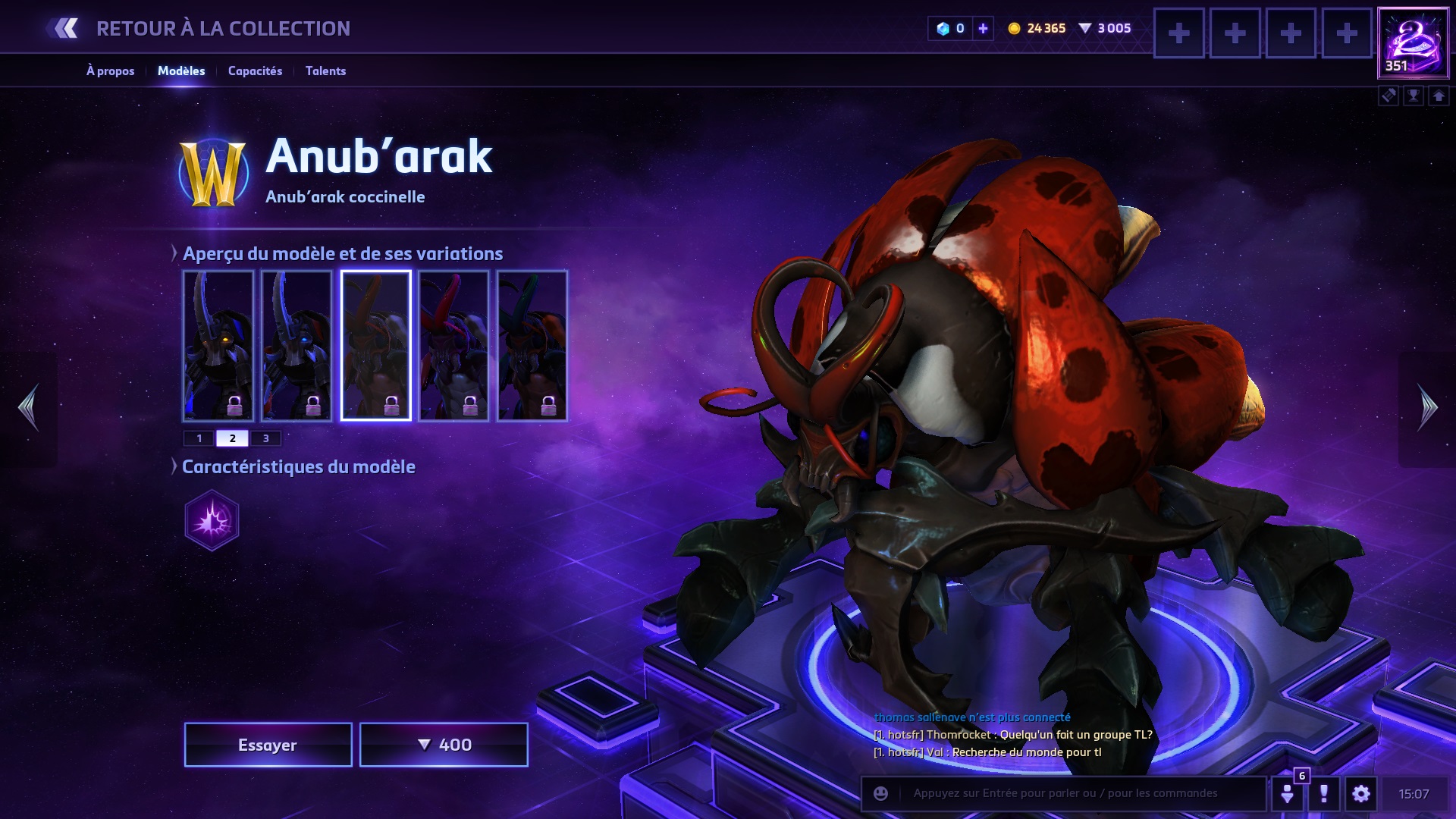 HotS Skins Anub arak Millenium