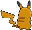 Pikachu shiny back