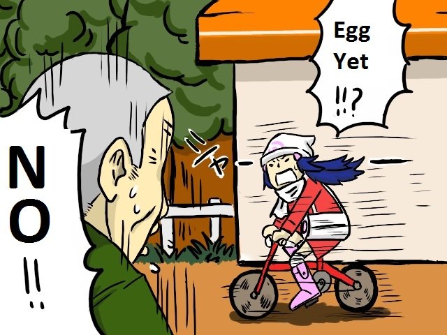 Egg yet ? Vélo éclosion oeuf