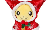 Peluche Pikachu de Noël