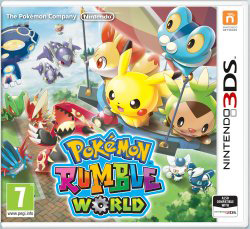 La jaquette de Pokémon Rumble world pour sa sortie en magasin
