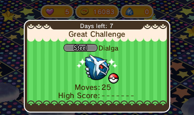 Dialga revient sur Pokémon Shuffle !