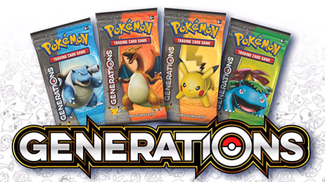 Les boosters de l'extension Pokémon générations