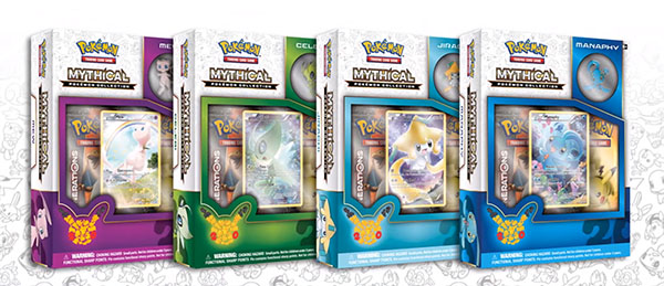 Les packs de la collection Pokémon fabuleux