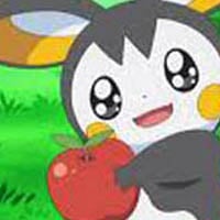 pokémon mignon emolga pomme