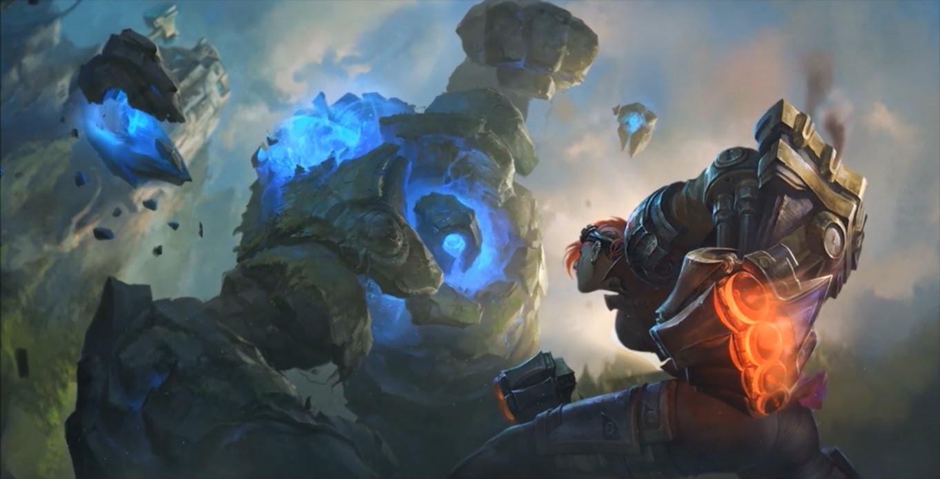 Vi contre le Golem Blue Buff