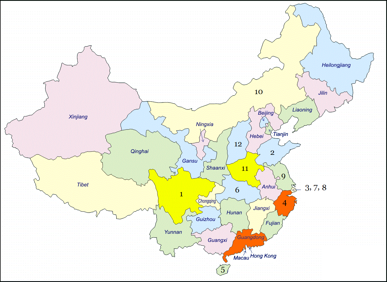 Округ в провинции ляонин 5 букв. Провинция Ляонин на карте Китая. Провинция Хэбэй на карте Китая. Карта Китая провинция Чунцин. Провинция Цзилинь Китай на карте.