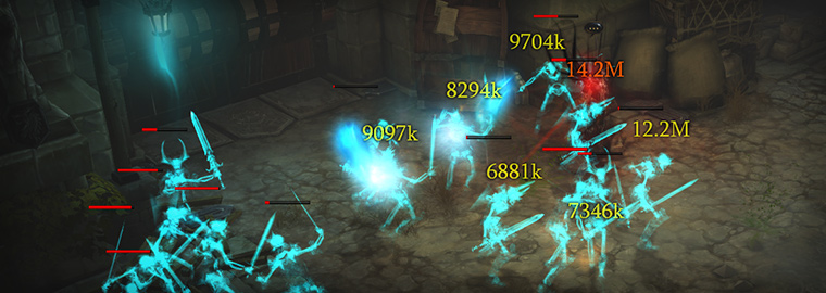 Diablo 3 dégâts et chiffres