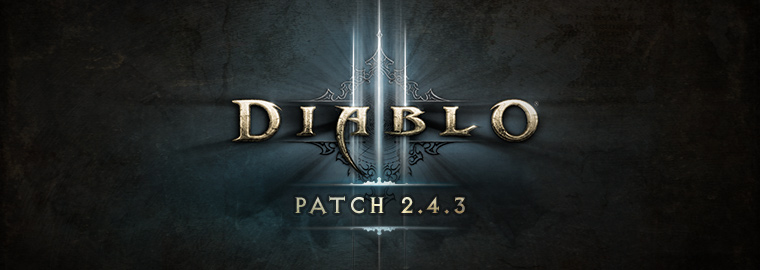 Diablo 3 Patch 2.4.3