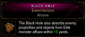 Black Hole Sorcier Diablo 3 Reaper of Souls