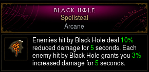 Black Hole Sorcier Diablo 3 Reaper of Souls