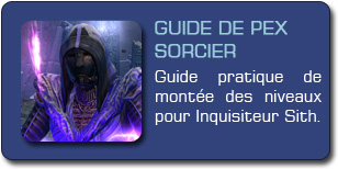 SWTOR : Guide de pex Inquisiteur Sorcier