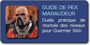 SWTOR : Guide de pex Guerrier Sith Maraudeur
