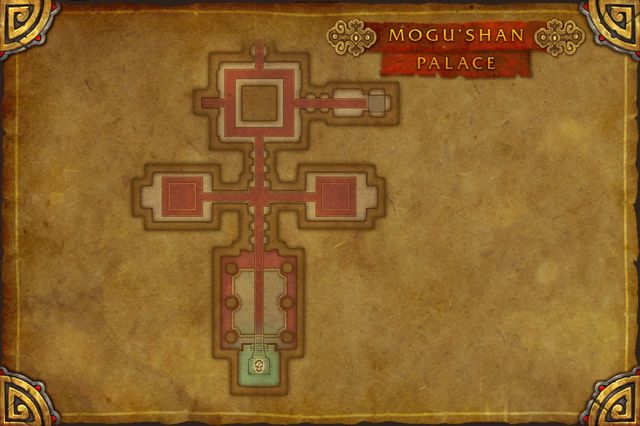 Carte du Palais de Mogu'shan