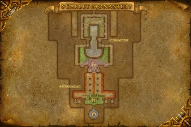 Carte du Monastère écarlate