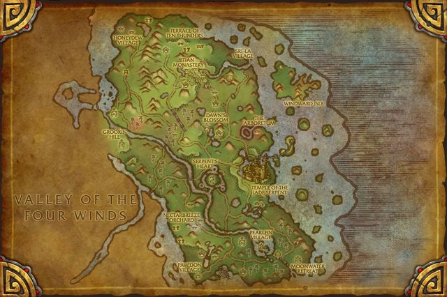Carte de la Forêt de Jade nouvelle version