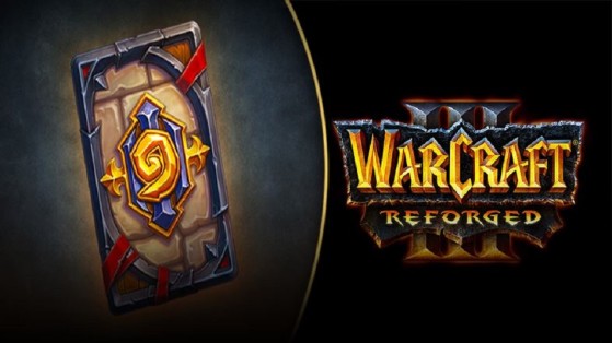 Hearthstone : dos de carte exclusif Collector Warcraft 3 Reforged