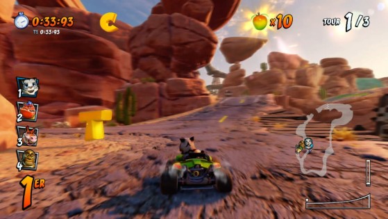 Pensez à ralentir en amont si vous ne maîtrisez pas les glissades ! - Crash Team Racing Nitro Fueled