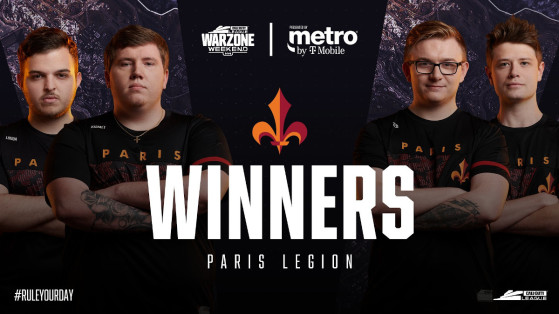 Call of Duty League Warzone : Paris Legion vainqueur du tournoi !