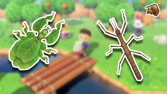 Animal Crossing New Horizons : Comment trouver la mue de cigale, la phyllie et le phasme