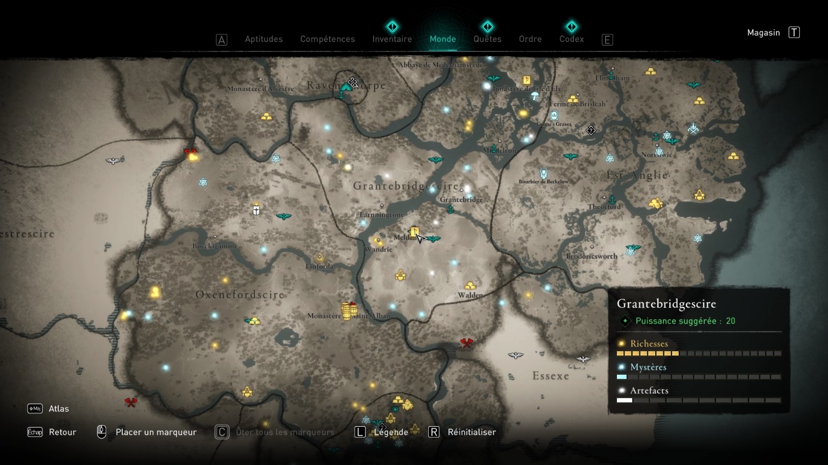 Soluce AC Valhalla, richesse Livres de savoir à Grantebridgescire