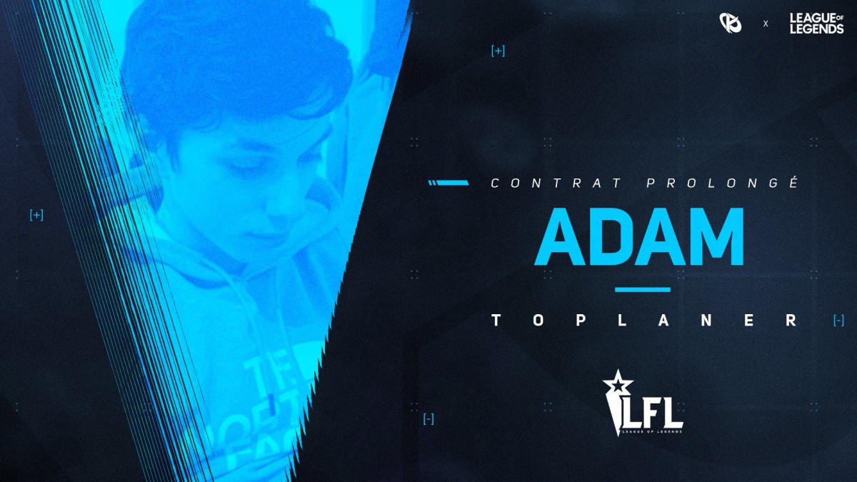 LoL：Karmine Corp 宣布 Adam 為進軍 LFL 的第一位選手