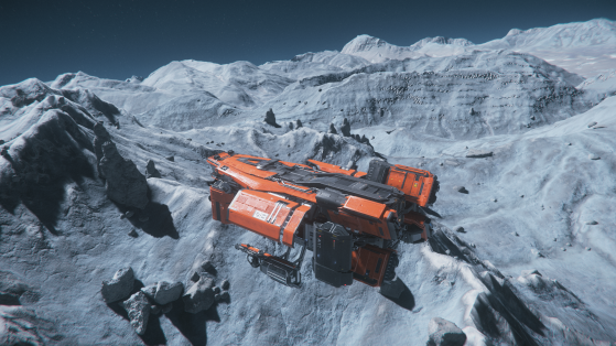 Apaisant le paysage lunaire - Star Citizen