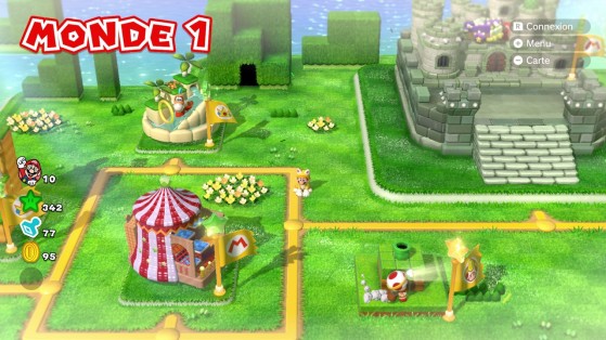 Appuyez sur R pour ouvrir le menu - Super Mario 3D World + Bowser's Fury