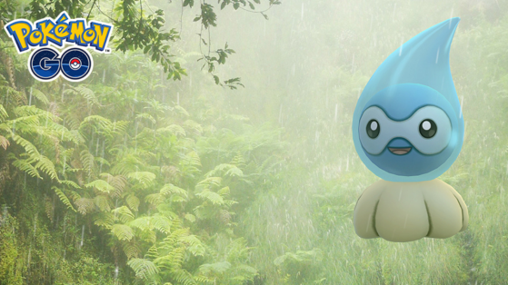 La Semaine Météo a débuté sur Pokémon GO avec Morphéo Forme Eau de Pluie shiny !