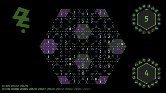 Le déchiffrement d'un hexagone et sa transcription en binaire. - Fortnite : Battle royale