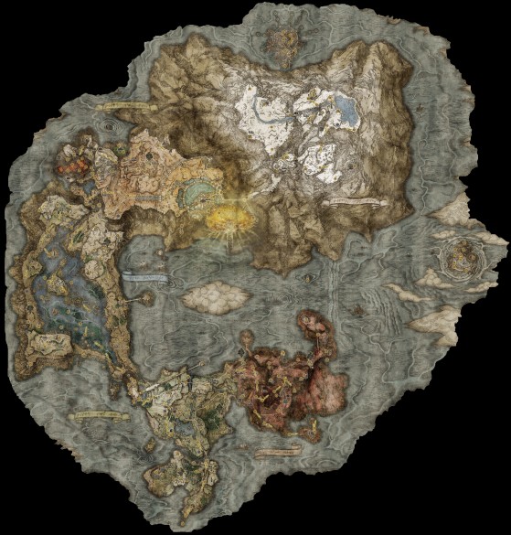 Carte complète Ring : Toutes les régions et les zones souterraines - Millenium