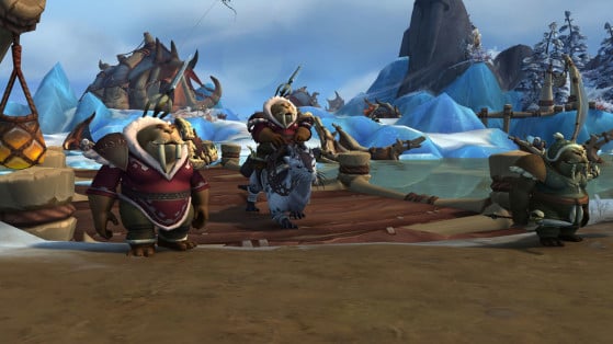 Des Roharts, l'une des races présentes sur les Îles aux Dragons - World of Warcraft