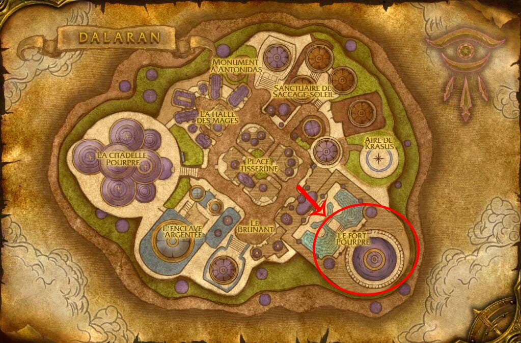 WoW WotLK Le Fort Pourpre, Guide des boss du donjon Millenium