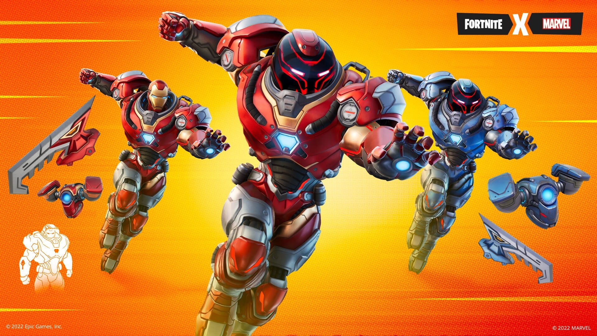 Fortnite : Iron Man Zero sort de la BD Marvel pour devenir un skin sur ...