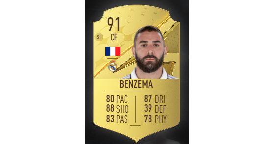 FUT 23 carte : Karim Benzema - FIFA 23