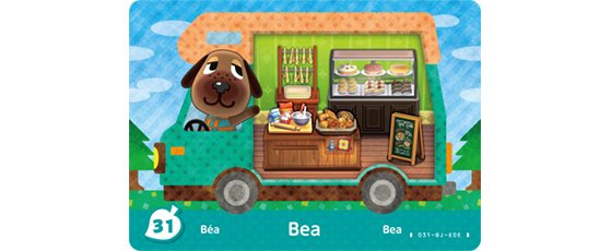 Carte Amiibo de Béa - Animal Crossing New Horizons