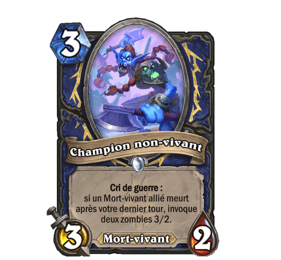 New card with Undead type - Hearthstone