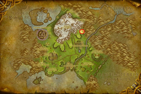 Localisation de Jorek Flandefer - World of Warcraft