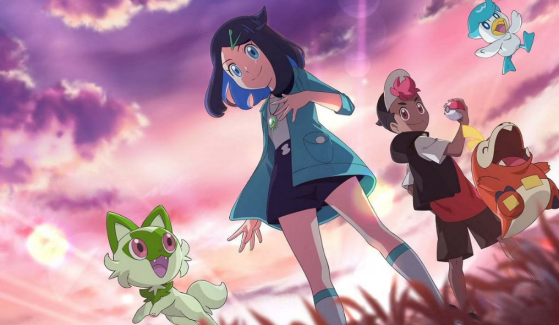 Liko porte le pendentif autour de son cou - Pokémon Écarlate et Violet