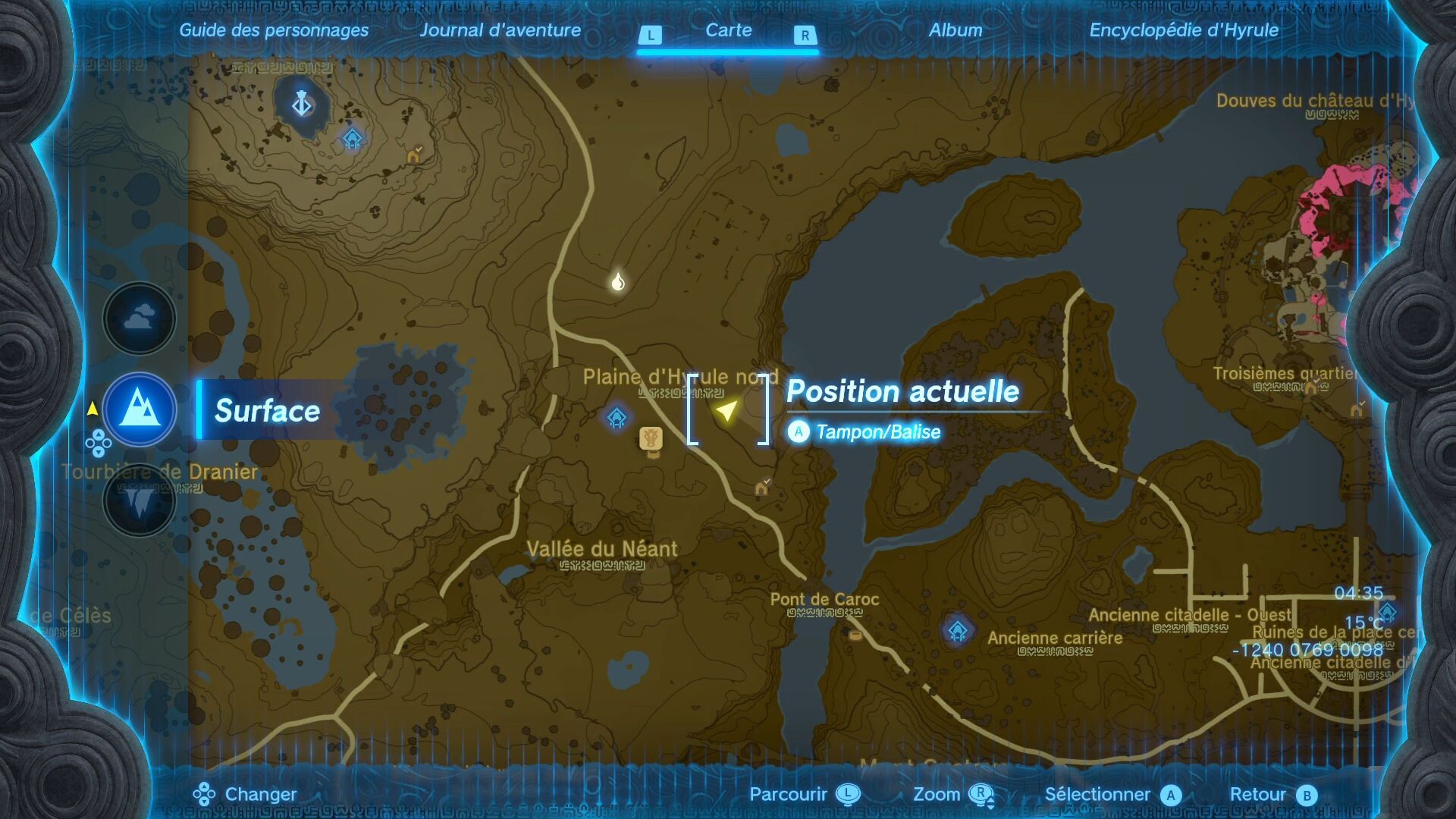 Tenue d'escalade Zelda Tears of the Kingdom, Trésor de Lambda : comment
