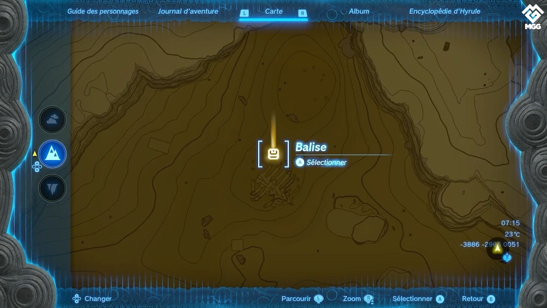 Le trésor caché du désert Gerudo Zelda Tears of the Kingdom Où trouver le Heaume Divin de