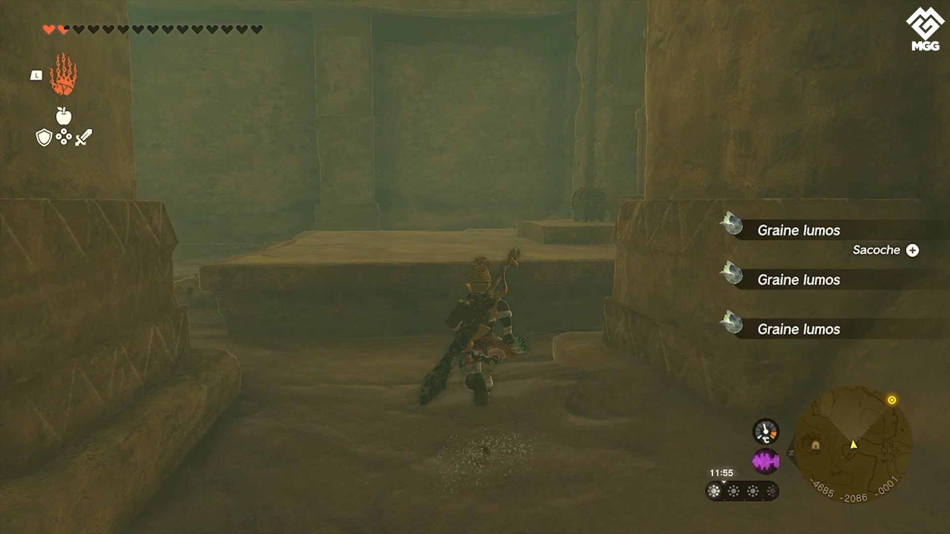 Le trésor caché du désert Gerudo Zelda Tears of the Kingdom Où trouver le Heaume Divin de