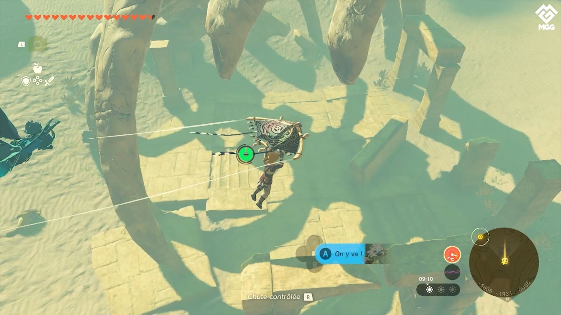 Le trésor caché du désert Gerudo Zelda Tears of the Kingdom Où trouver le Heaume Divin de