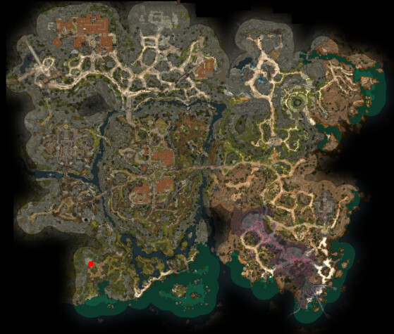 Carte du chapitre 1 - Baldur's Gate 3